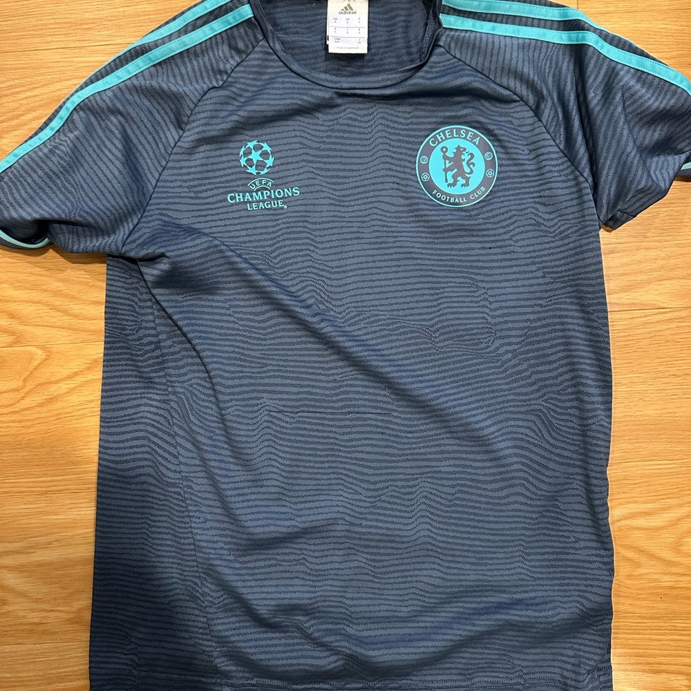 Adidas Kids Chelsea FC Dark Blue Jersey